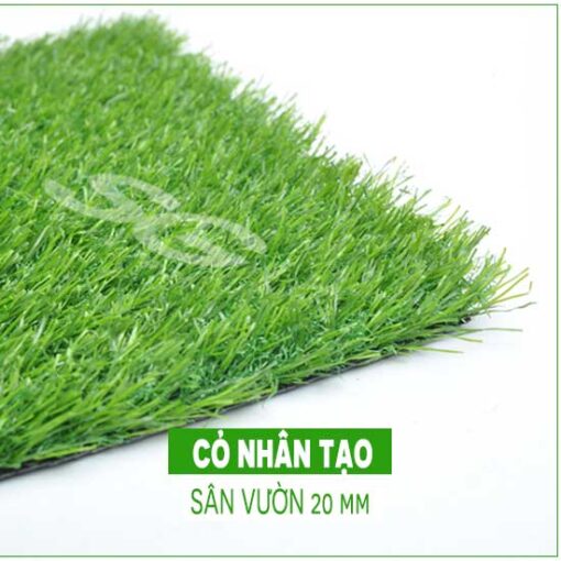Cỏ nhân tạo sân vườn 2cm