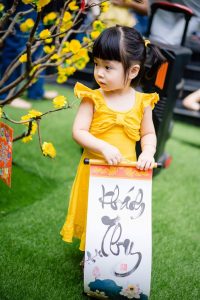 Cổng chợ quê ngày tết trường mầm non đẹp 2020