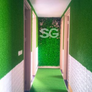 Thảm cỏ nhân tạo dán tường