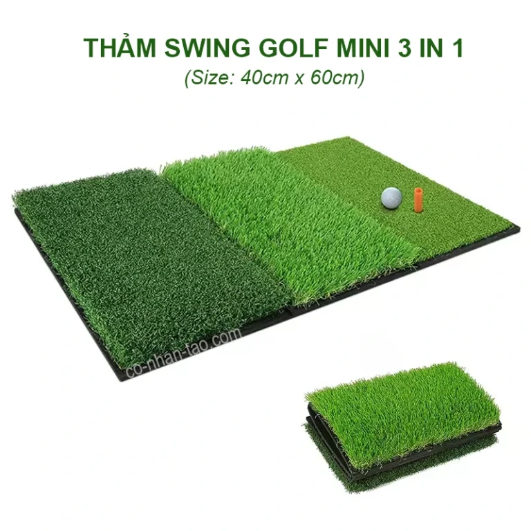 Thảm Swing Golf Mini 3 in 1 tập golf tại nhà