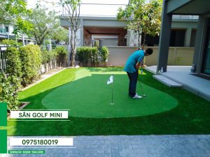 Làm sân golf mini tại nhà