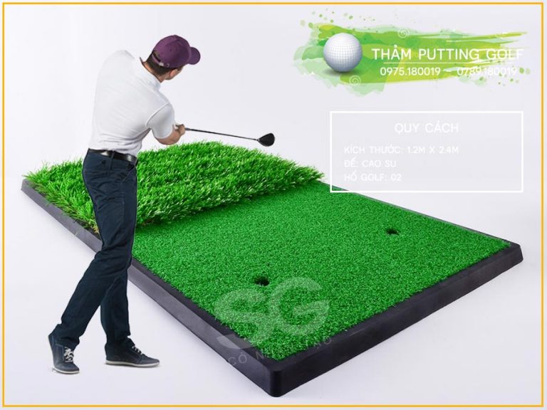 Thảm golf Swing 2 loại cỏ