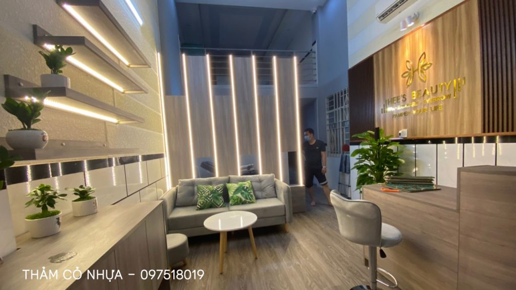 Thảm cỏ nhựa treo tường