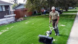 Cách thi công cỏ nhân tạo sân vườn