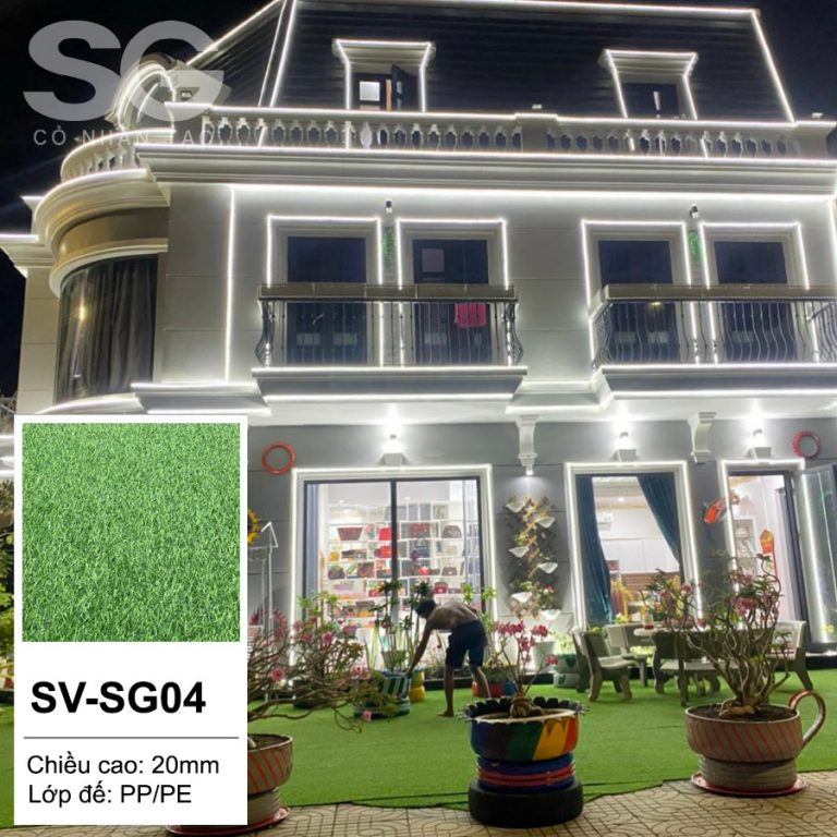 Thảm cỏ nhân tạo 2cm giá rẻ