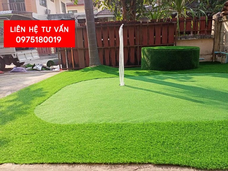 Thiết kế và thi công sân tập golf mini trong sân vườn