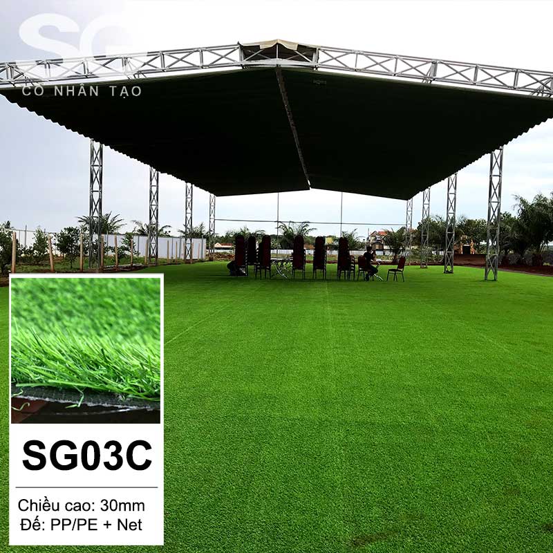 Thảm cỏ nhân tạo 3cm