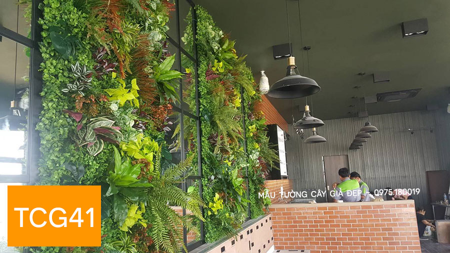 50+ Mẫu tường cây giả trang trí văn phòng làm việc 13 Tường cây giả trang trí văn phòng