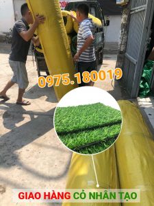 Giao hàng cỏ nhân tạo