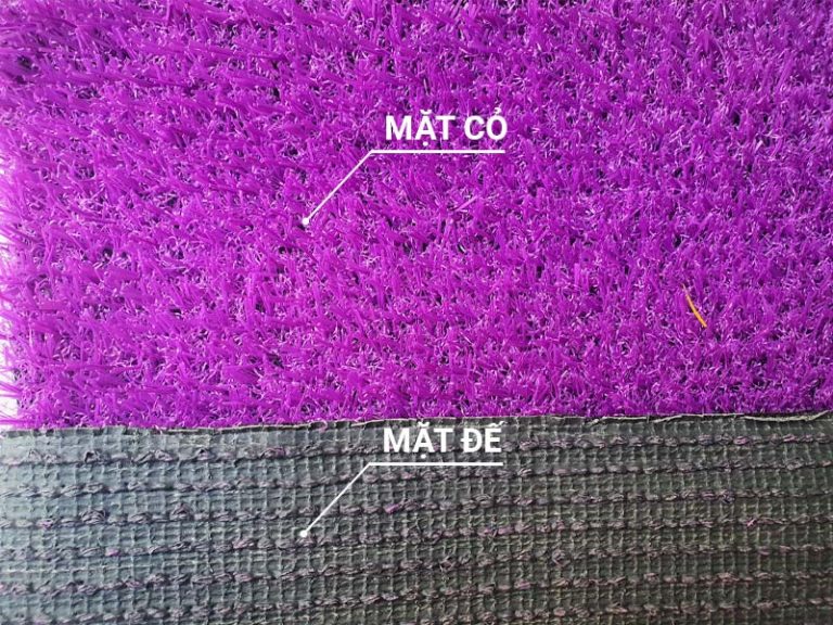 Cỏ nhân tạo màu tím