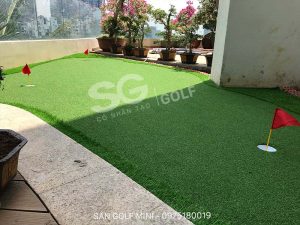 Công trình thi công sân golf mini tại quận 2