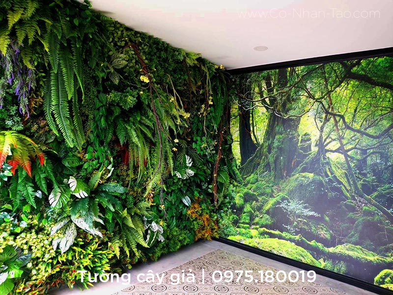 #Top 15 Mẫu Tường Cây Giả trong nhà đẹp 11 Mẫu tường cây giả đẹp