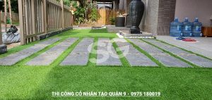 Thi công cỏ nhân tạo quận 9