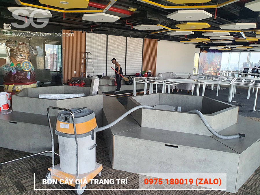 Hình ảnh trước thi công bồn cây