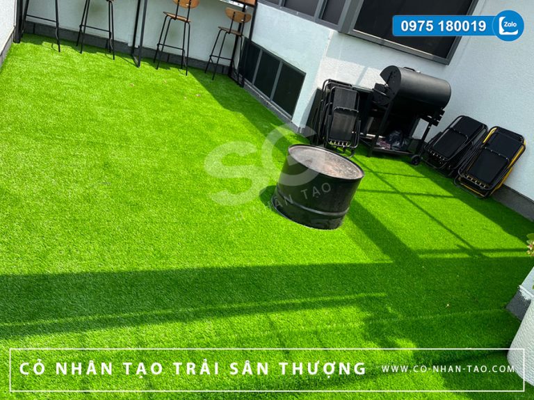 Cỏ nhân tạo trải sân thượng