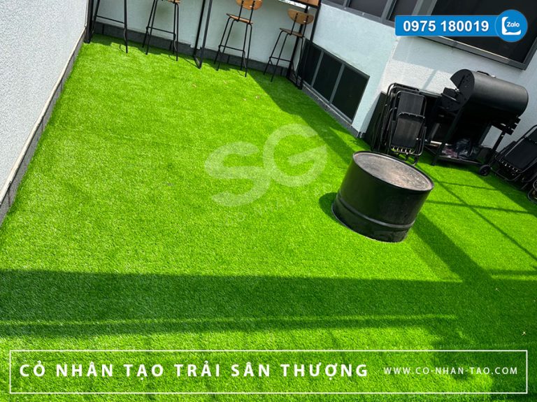 Cỏ nhân tạo trải sân thượng