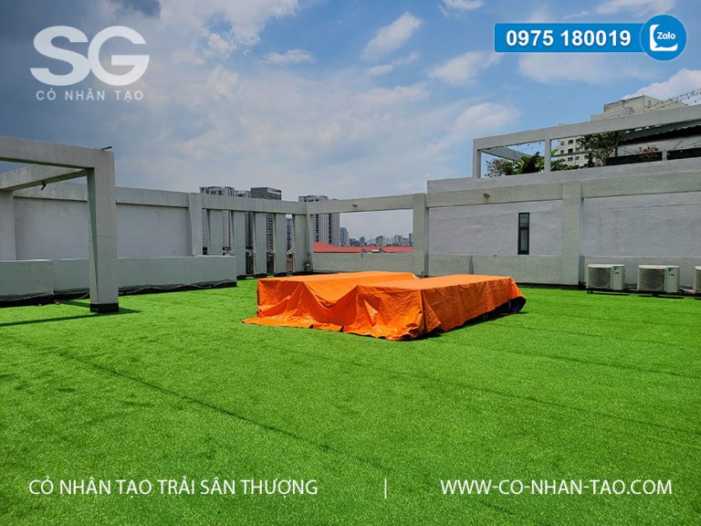 Cỏ nhân tạo sân thượng