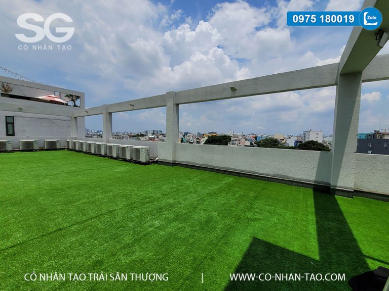 Cỏ nhân tạo sân thượng