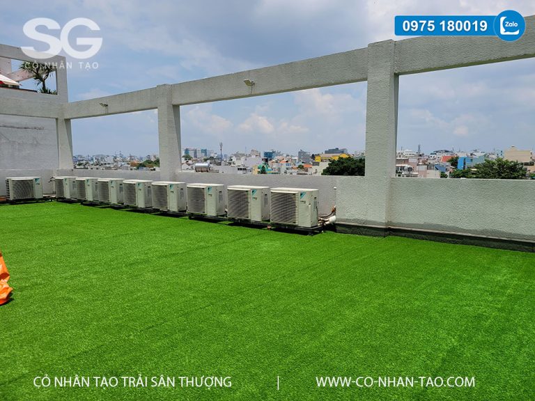 Cỏ nhân tạo trải sân thượng