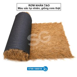 Rơm nhân tạo - Mái tranh nhân tạo