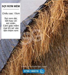 Rơm nhân tạo - Mái tranh nhân tạo
