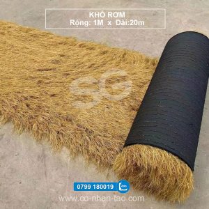 Rơm nhân tạo - Mái tranh nhân tạo