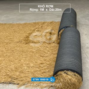 Rơm nhân tạo - Mái tranh nhân tạo