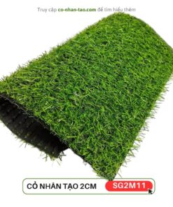 Cỏ nhân tạo 2cm sân vườn giá rẻ mã SG2M11