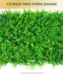 Tấm cỏ nhựa treo tường - Mắt trâu may mắn