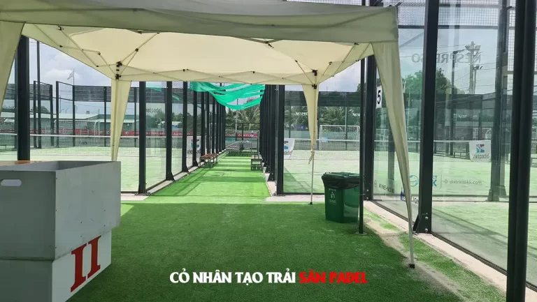 Cỏ nhân tạo trải sân padel