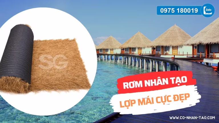Video - Thảm rơm nhân tạo