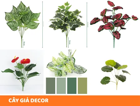 Cây giả trang trí, cây nhựa decor
