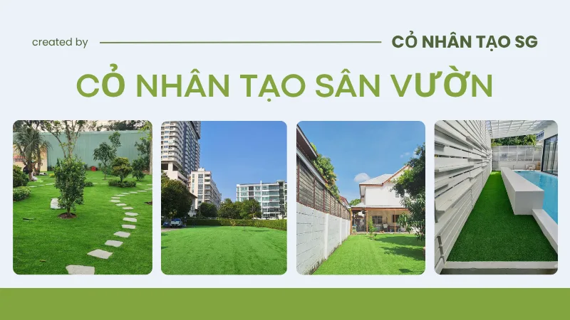 Danh mục sản phẩm cỏ nhân tạo sân vườn