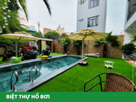Cỏ nhân tạo trải hồ bơi