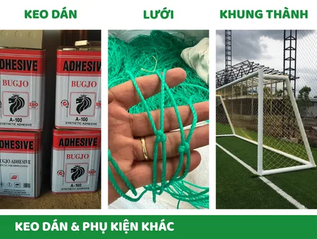 Keo dán cỏ nhân tạo và phụ kiện khác