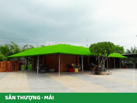 Cỏ nhân tạo trải mái - sân thượng