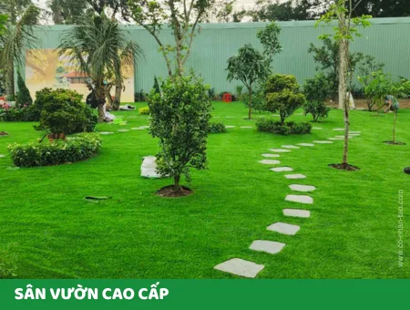 Cỏ nhân tạo sân vườn cao cấp