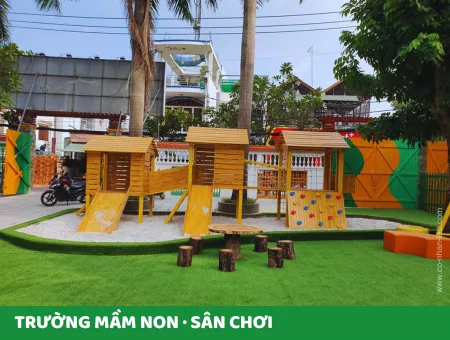 Cỏ nhân tạo trường mầm non