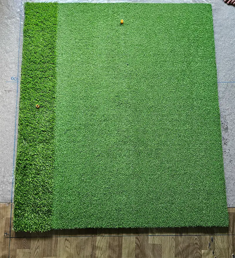 Thảm tập Swing Golf Mat tại nhà 2 loại cỏ