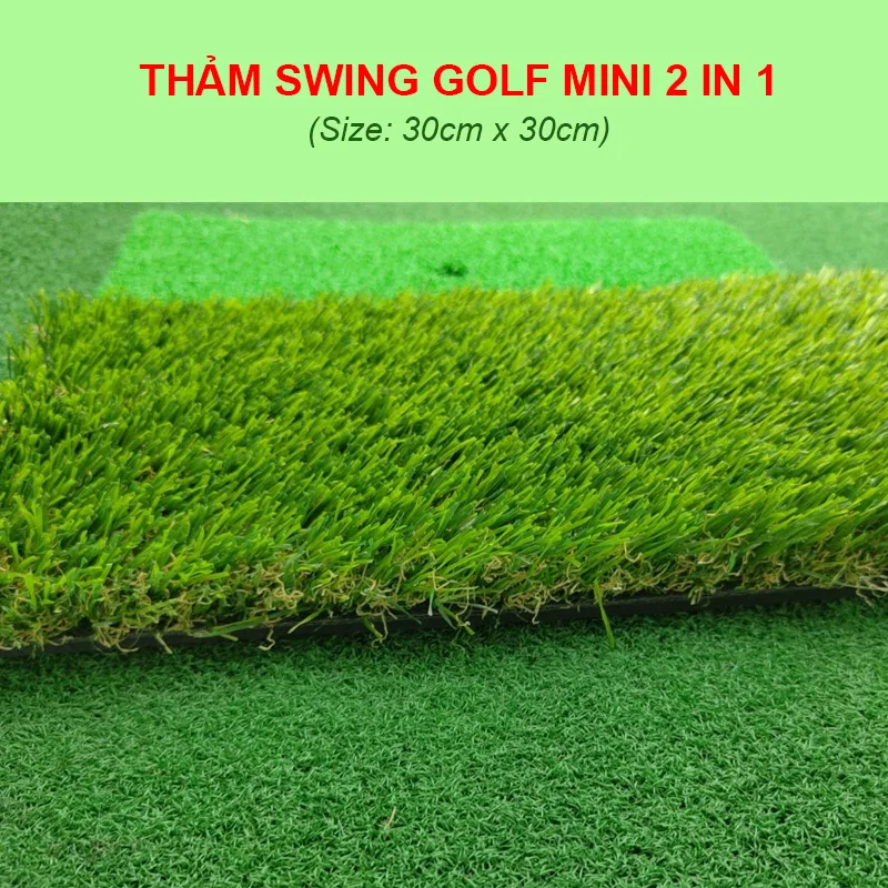 Thảm swing golf mini 30cm x 30cm