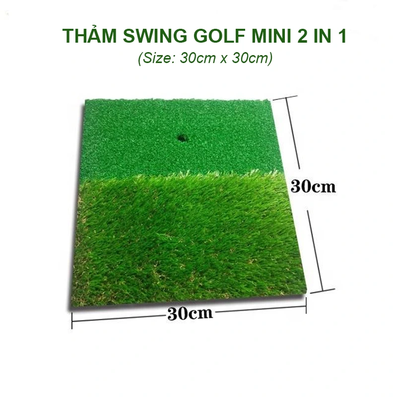 Thảm swing golf mini 30cm x 30cm