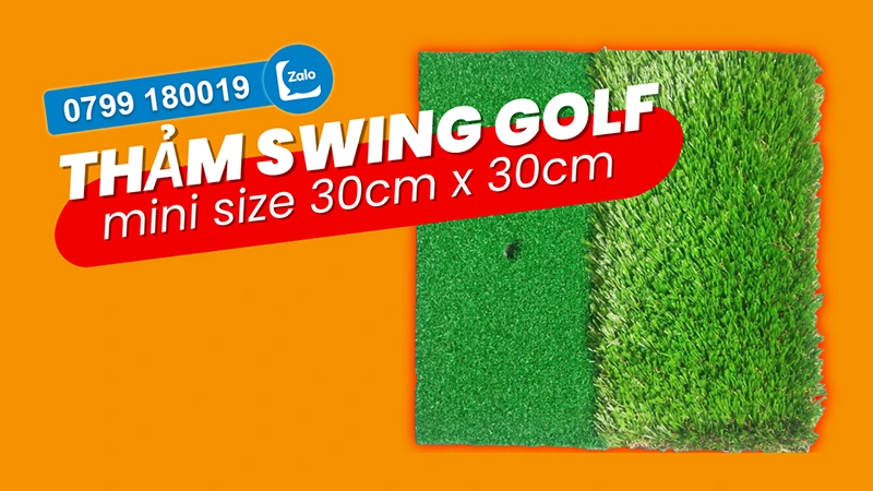 Thảm swing golf mat mini giá rẻ