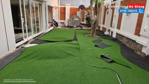 Thi công sân golf mini ở An Giang