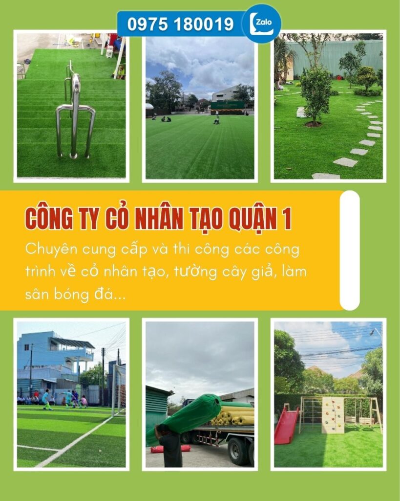 Cỏ nhân tạo quận 1