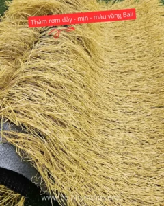 Rơm nhân tạo chống cháy lan
