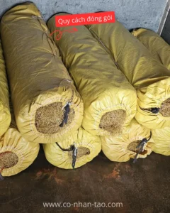Cách đóng gói cuộn rơm nhân tạo