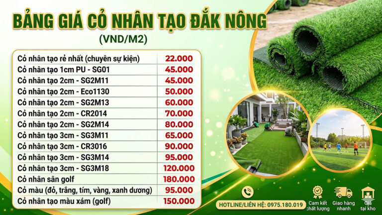 Cỏ nhân tạo Đắk Nông
